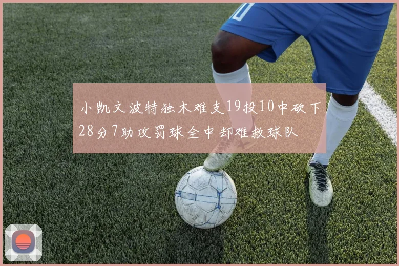 小凯文波特独木难支19投10中砍下28分7助攻罚球全中却难救球队