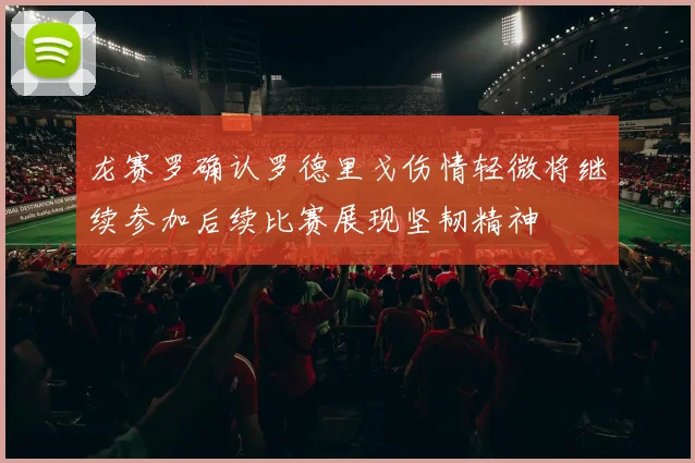 龙赛罗确认罗德里戈伤情轻微将继续参加后续比赛展现坚韧精神