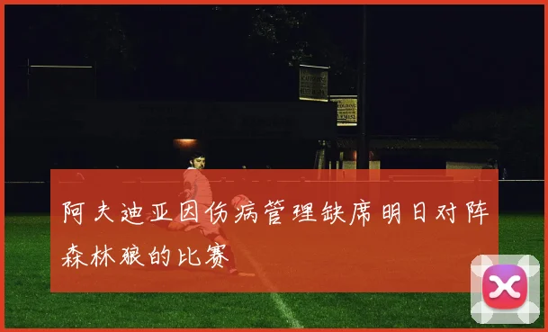 阿夫迪亚因伤病管理缺席明日对阵森林狼的比赛